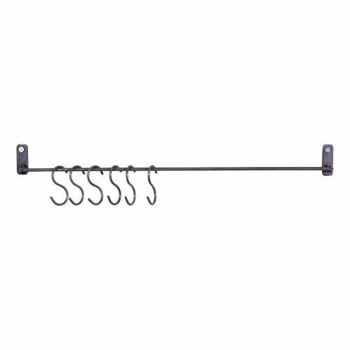 Vägghängare m. S-krokar Antik Zink - W 52 x D 5 x H 6,5 cm - www.frokenfraken.se