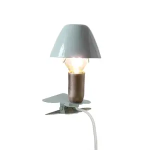 Lampa Mini På Klämma Grön - Ø 10 x H 16,5 cm - www.frokenfraken.se