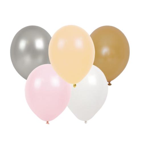 Ballonger - Blandade färger - Rosa - 10 st - www.frokenfraken.se