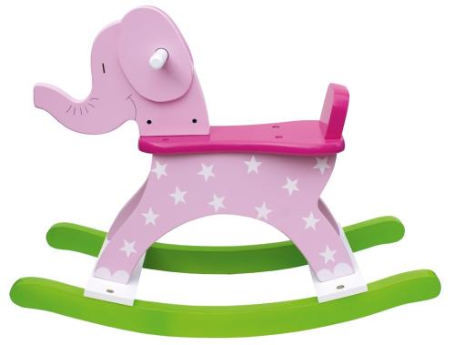 Gunghäst - Elefant - Rosa - www.frokenfraken.se