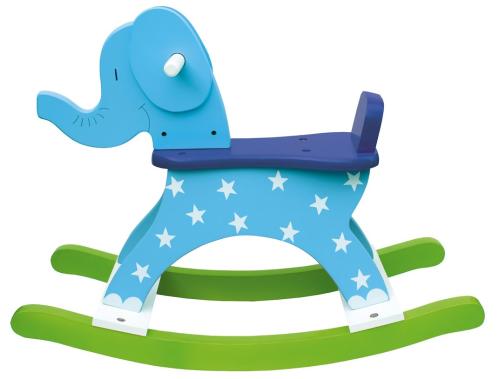 Gunghäst - Elefant - Blå - www.frokenfraken.se