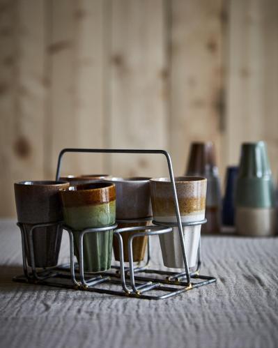 Mugg M - Costa - Elfenben/senapsgul - Ø6 x 9 cm - www.frokenfraken.se