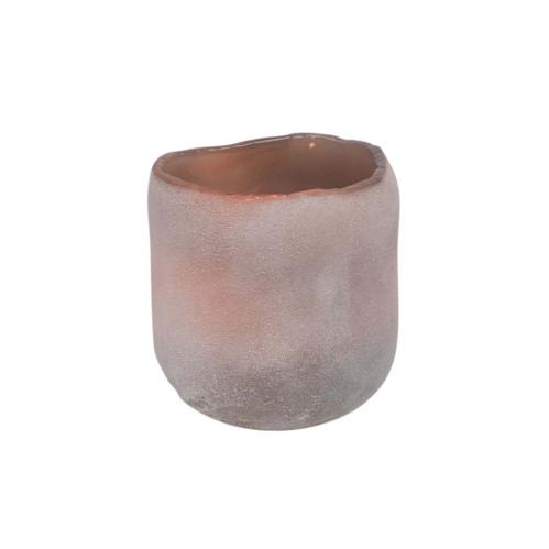 Ljuslykta - Grå - Ø7,5 X H8 CM - www.frokenfraken.se