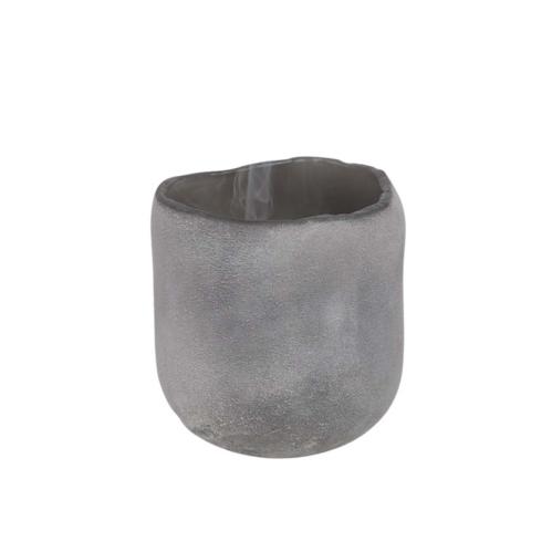 Ljuslykta - Grå - Ø7,5 X H8 CM - www.frokenfraken.se