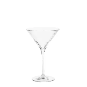 Cocktailglas - Plast - Räfflad - 18 cm - www.frokenfraken.se