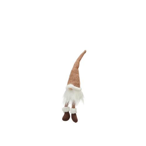 Tomte - Sittande - Aprikos - 40 cm - www.frokenfraken.se