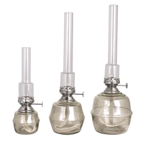 Fotogenlampa - Majken - Mellan - Grå/Nickel - Ø10 x 32,5 cm - www.frokenfraken.se
