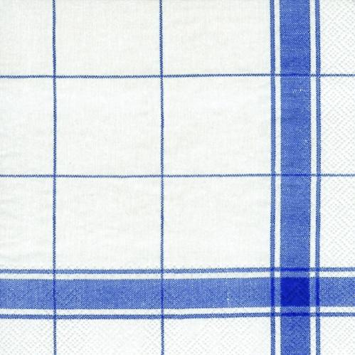 Servetter - Country Living Blå - 20 st/33 x 33 cm - www.frokenfraken.se