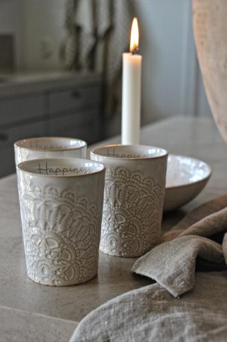 Mugg - Happiness - Bidra till Barncancerfonden - www.frokenfraken.se