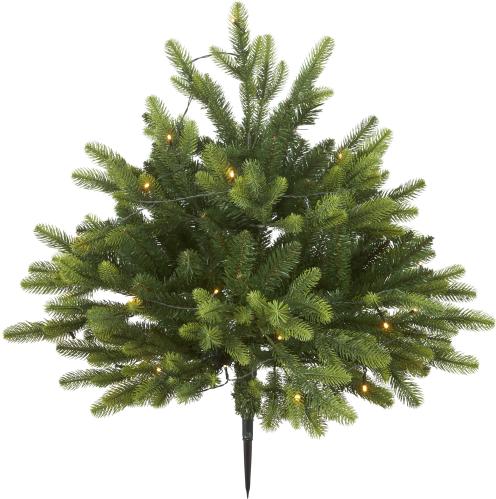 Julgran med belysning - LED Busk - 75 cm - Utomhus & Inomhusbruk - www.frokenfraken.se