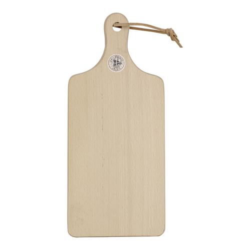 Skärbräda med läderband - Trä - 30 cm - www.frokenfraken.se