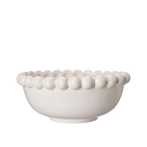 Skål - Liten - Vit - Ø19,5 x 22 x 19 cm - www.frokenfraken.se