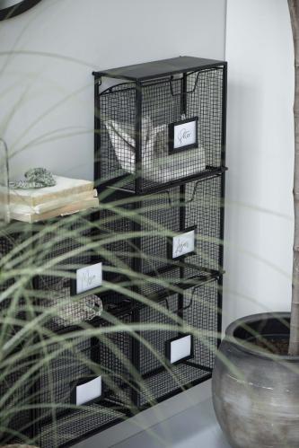 MagasinHållare till vägg med 3 fack - 34 X 81,5 X 14,5 CM - www.frokenfraken.se
