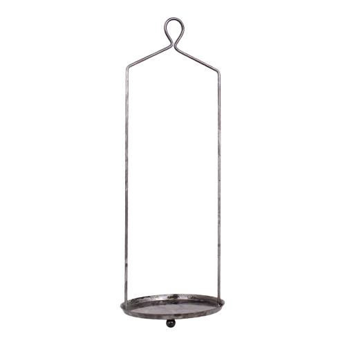 Hängande ställning - Ampel till kruka - Antik Zink - 26 cm - www.frokenfraken.se