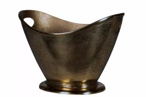 Champagneskål - Iskylare - Bränd Mässing - 36 cm - www.frokenfraken.se