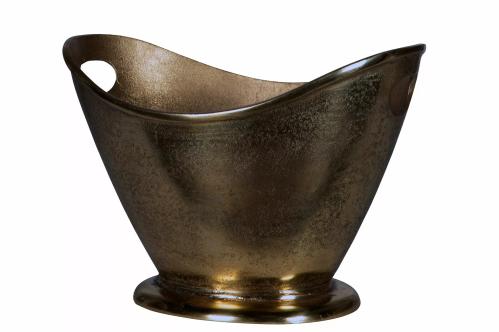 Champagneskål - Iskylare - Bränd Mässing - 36 cm - www.frokenfraken.se
