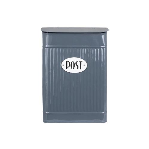 Postlåda Hugo - Blå - B17 x H25 x D6 cm - www.frokenfraken.se