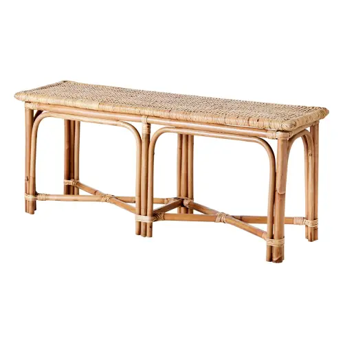 Bänk - Bambu Natur - 110 x 45 x 30 cm - www.frokenfraken.se