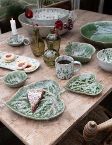 Skål - Grön - Manda - 2 storlekar - www.frokenfraken.se