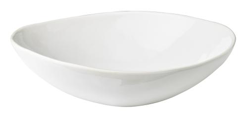 Uppläggninsfat - Stengods Vit - 9 x Ø31 cm - www.frokenfraken.se