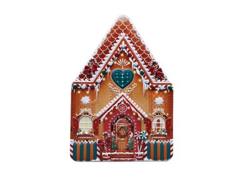 Plåtburk - hus - 22,9 x 15,9 x 7,8 cm - www.frokenfraken.se