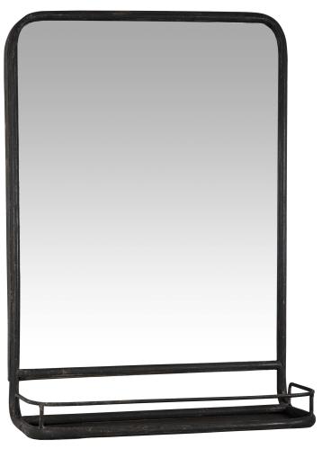 Väggspegel - Metall - Hylla - 49 X 14 X 70 CM - www.frokenfraken.se