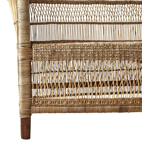 Soffa L - Rotting Natur - 186 x 60 x 43/88 cm - www.frokenfraken.se