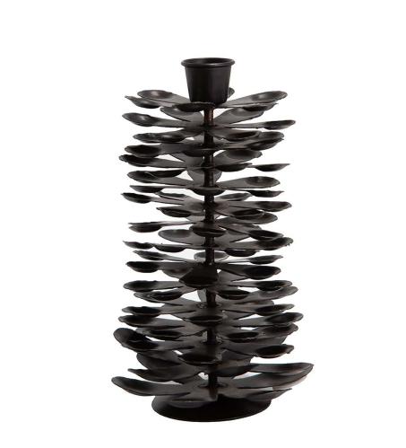 Ljusstake Kotte - Svart - 19 cm - www.frokenfraken.se