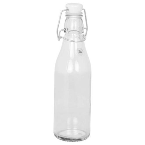 Glasflaska m. Patentkork 26 cl - Ø 5,8 x 20 cm - www.frokenfraken.se