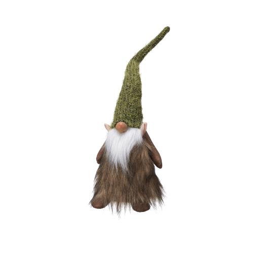 Tomte - Grön/Brun - 47 cm - www.frokenfraken.se