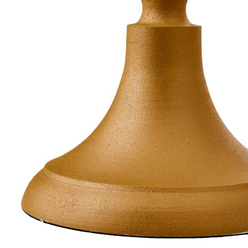 Ljusstake - Senapsgul - Ø13 x 36 cm - www.frokenfraken.se