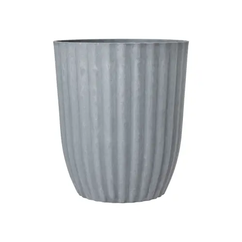 Kruka - Stripe - Grå - 3 Storlekar - Ø27, 24, 21 cm - www.frokenfraken.se