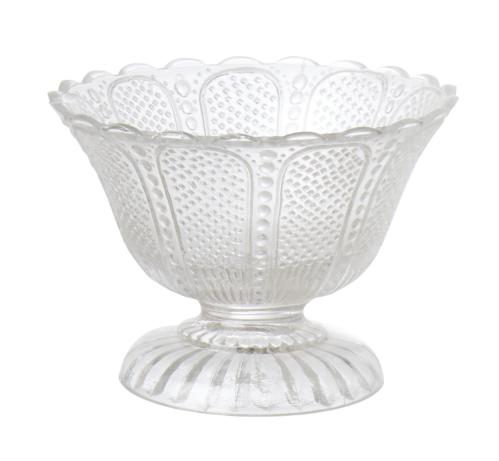 Skål - Glasskål på fot - 10 x Ø14 cm - www.frokenfraken.se