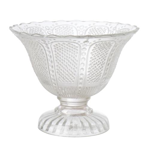 Skål - Glasskål på fot - 15 x Ø18 cm - www.frokenfraken.se