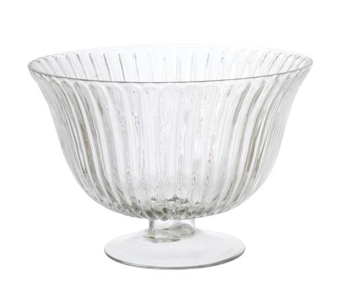 Skål - Glasskål på fot - 14 x Ø20 cm - www.frokenfraken.se
