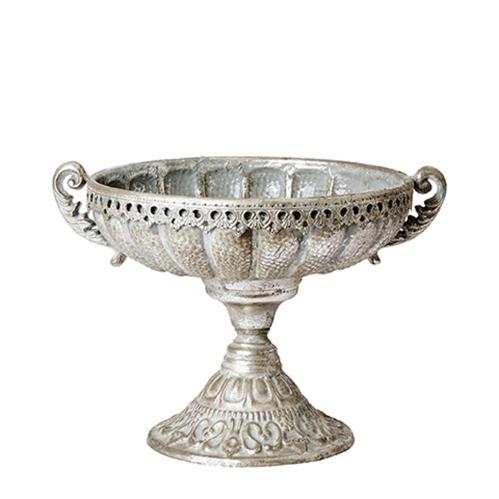 Skål - Silver/Järn - 27 x Ø31 cm - www.frokenfraken.se