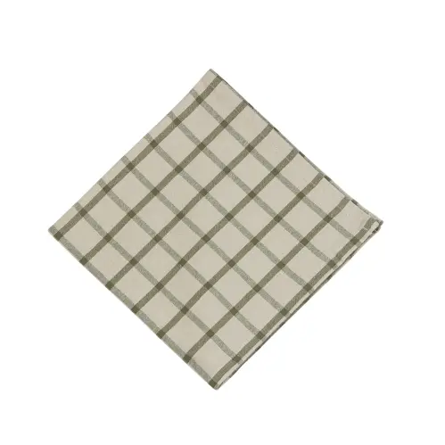 Tygservett - RUT - GRÖN - 45 X 45CM - 6-pack - www.frokenfraken.se