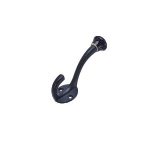 Krok med svart porslinsknopp - 10 cm - www.frokenfraken.se