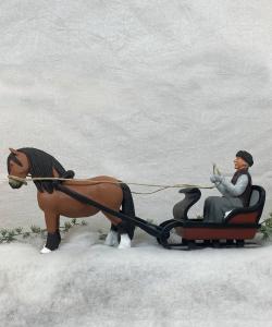 Häst & Släde - Anton - Silas - ca 40 cm - www.frokenfraken.se