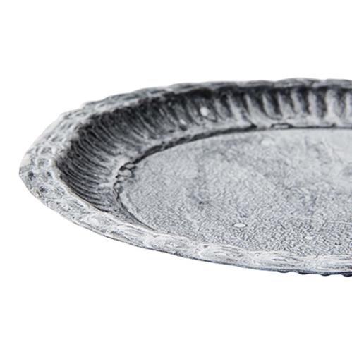 Fat - Galvaniserat Järn/Grå - 1 x Ø16 cm - www.frokenfraken.se