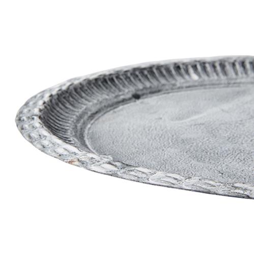 Fat - Galvaniserat Järn/Grå - 1 x Ø20 cm - www.frokenfraken.se
