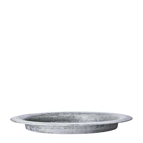 Fat - Galvaniserat Järn/Grå - 4 x Ø42 cm - www.frokenfraken.se