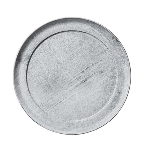 Fat - Galvaniserat Järn/Grå - 3 x Ø40 cm - www.frokenfraken.se