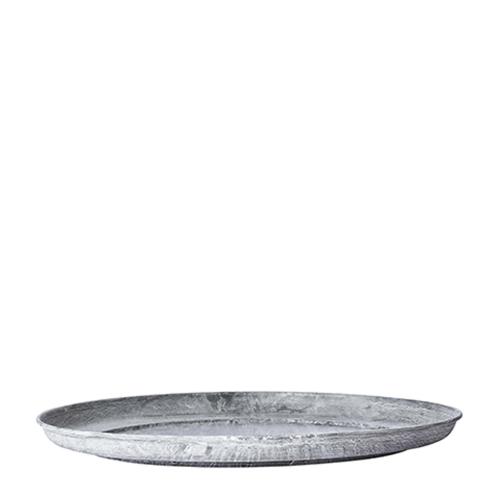 Fat - Galvaniserat Järn/Grå - 3 x Ø40 cm - www.frokenfraken.se