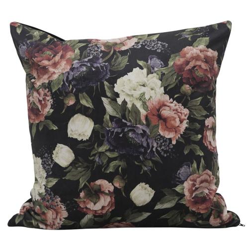 Kuddfodral - Sammet - Blommigt - 45 x 45 cm - www.frokenfraken.se
