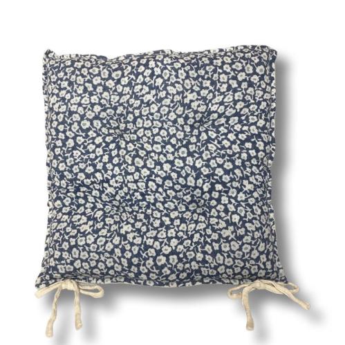 Stolsdyna Margret - Marinblå - 45 x 45 cm - www.frokenfraken.se