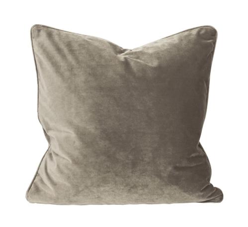 Kuddfodral - Sammet - Beige - 45 x 45 cm - www.frokenfraken.se