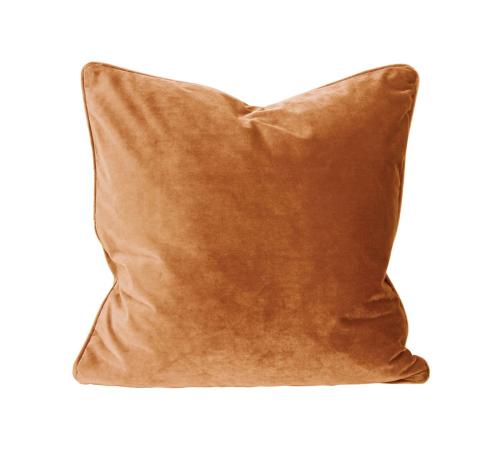 Kuddfodral - Sammet - Orange - 45 x 45 cm - www.frokenfraken.se