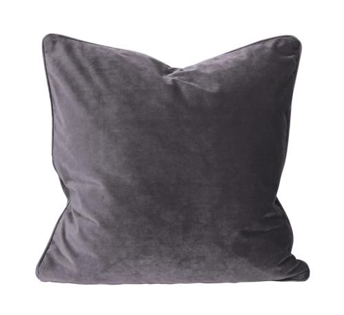 Kuddfodral - Sammet - Lila/Purple - 45 x 45 cm - www.frokenfraken.se