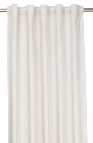 Sammetsgardiner - Vit/Ivory - Multiband - 2 st - 280 cm - www.frokenfraken.se